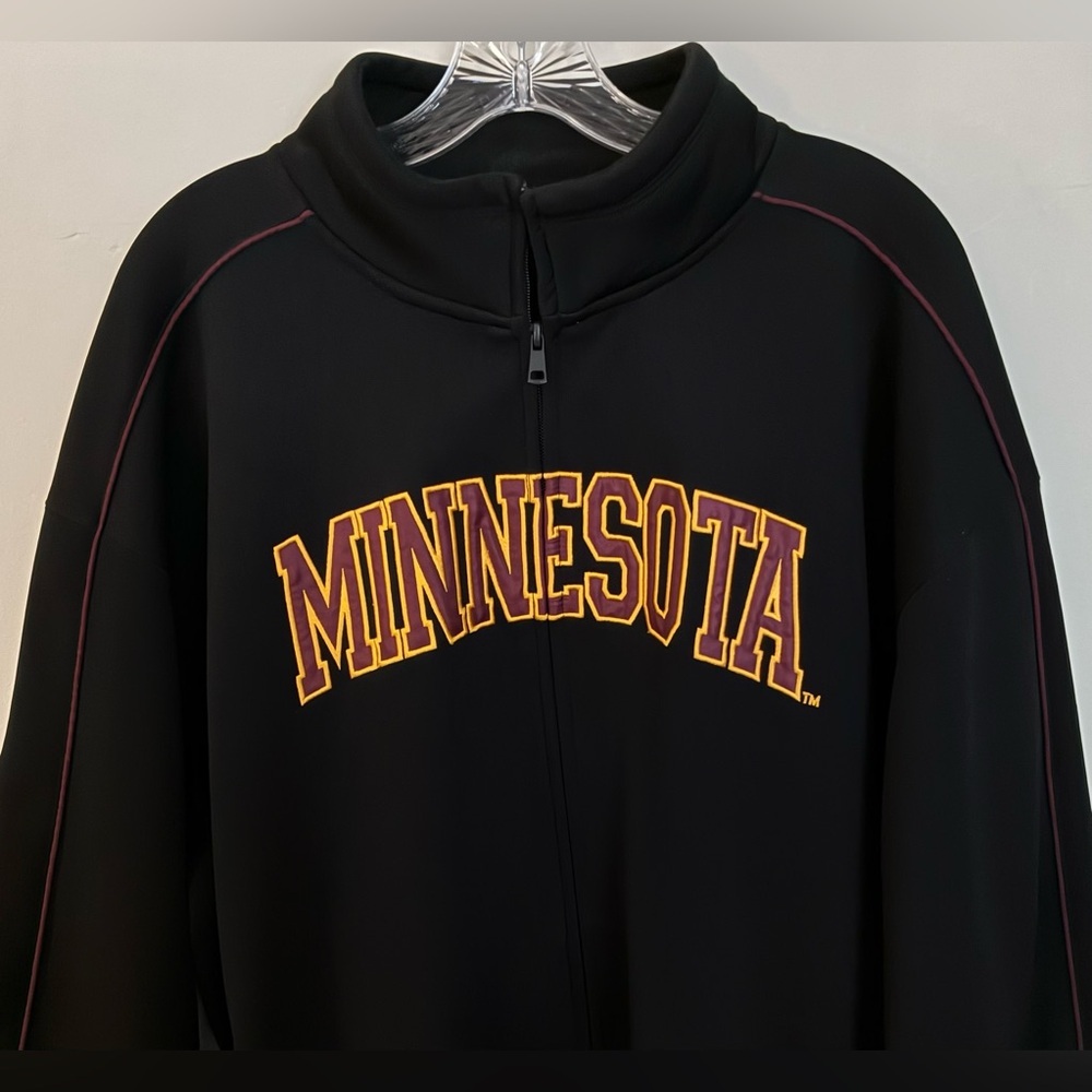 Campus Drive University of Minnesota Black Full-Zip Soft Shell Jacket; Size XL - Picture 4 of 14
